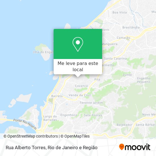 Rua Alberto Torres mapa