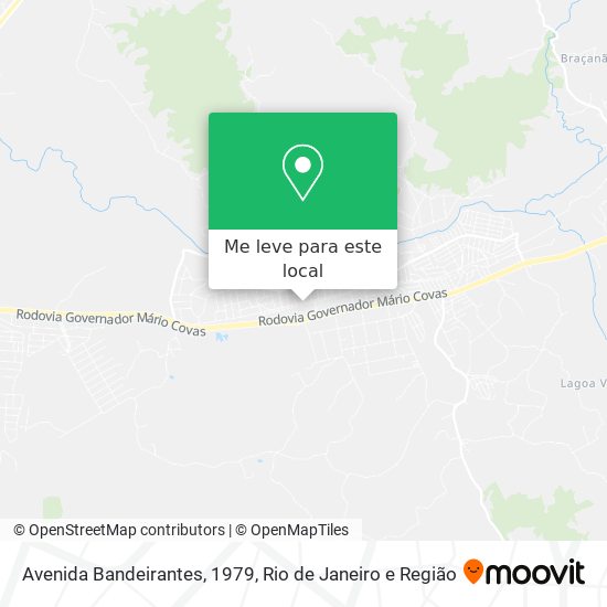 Avenida Bandeirantes, 1979 mapa