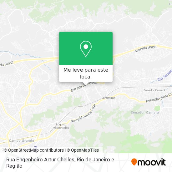 Rua Engenheiro Artur Chelles mapa