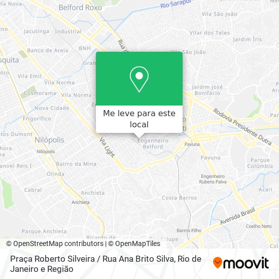 Praça Roberto Silveira / Rua Ana Brito Silva mapa