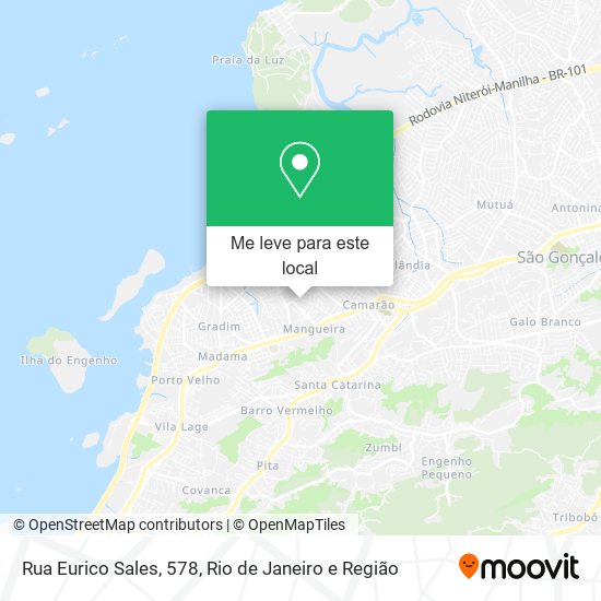 Rua Eurico Sales, 578 mapa