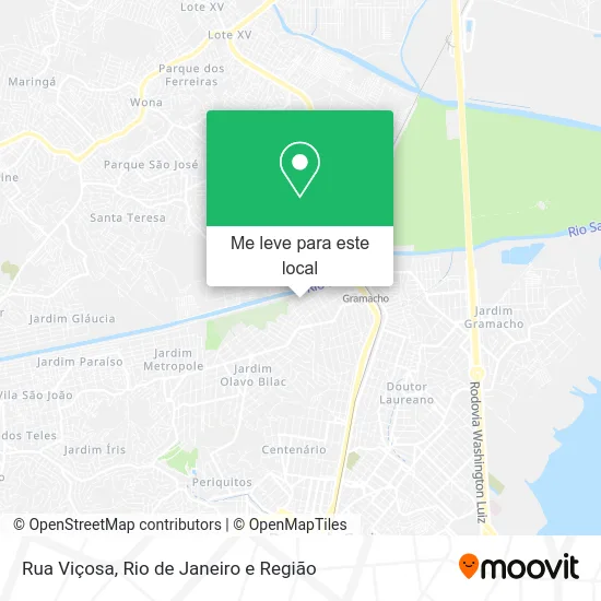 Rua Viçosa mapa