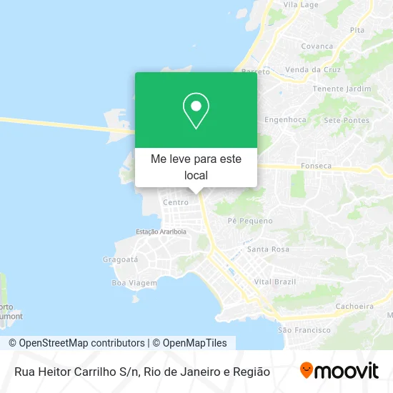 Rua Heitor Carrilho S/n mapa