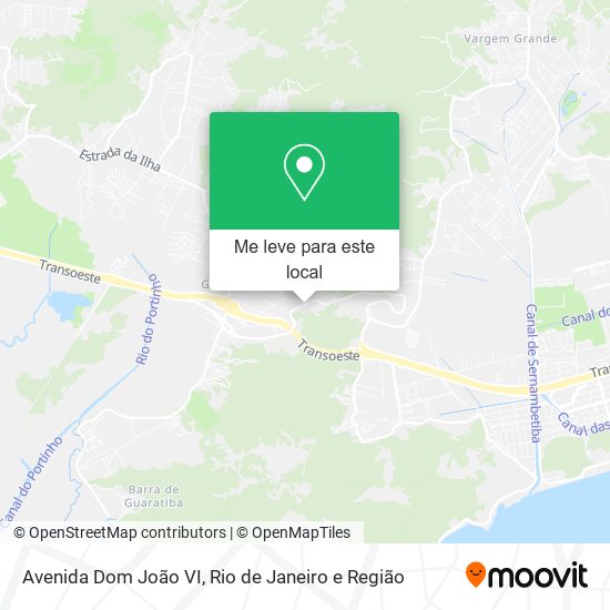 Avenida Dom João VI mapa