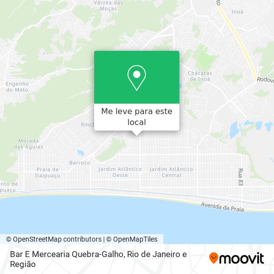 Bar E Mercearia Quebra-Galho mapa