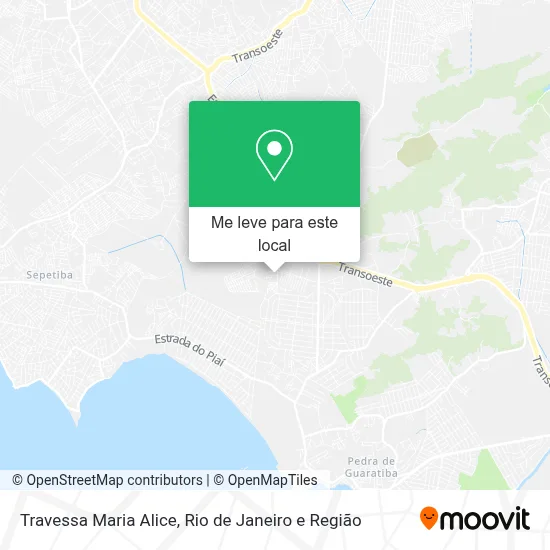 Travessa Maria Alice mapa