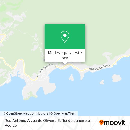 Rua Antônio Alves de Oliveira 5 mapa