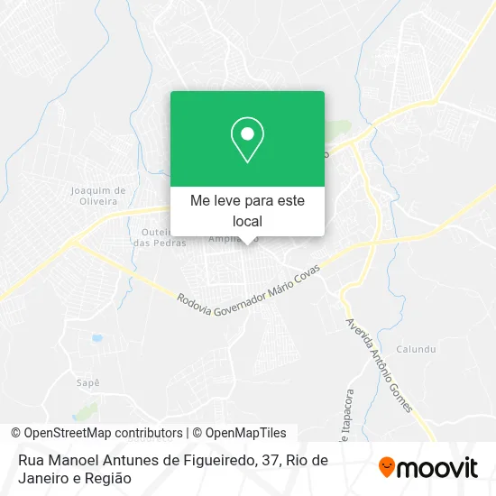 Rua Manoel Antunes de Figueiredo, 37 mapa