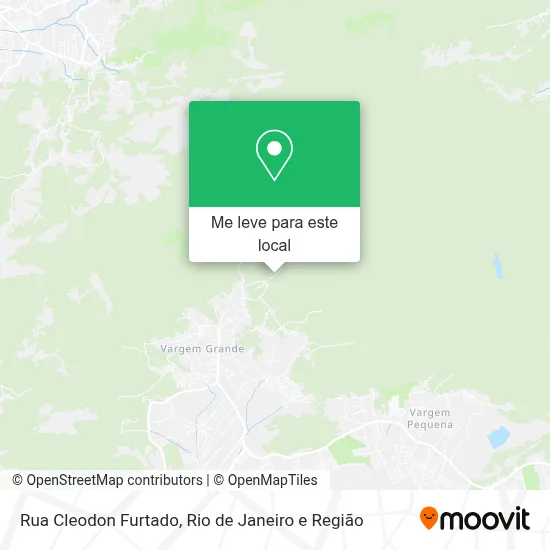 Rua Cleodon Furtado mapa