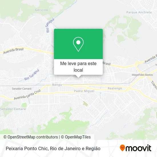 Peixaria Ponto Chic mapa