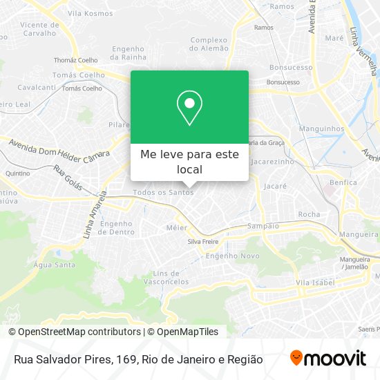 Rua Salvador Pires, 169 mapa
