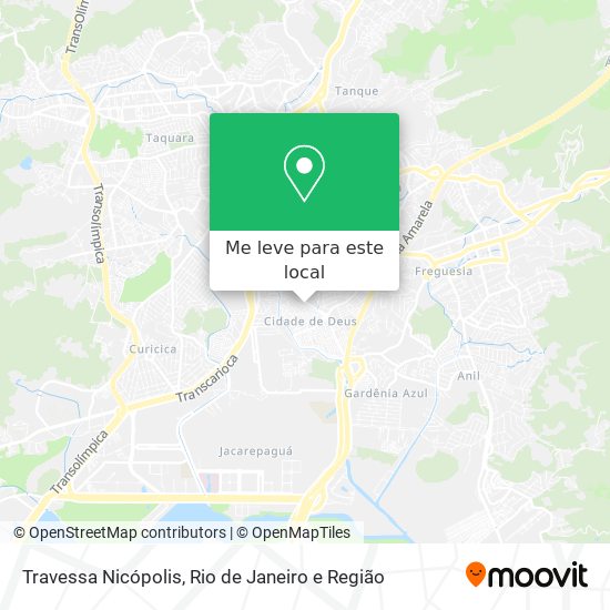 Travessa Nicópolis mapa