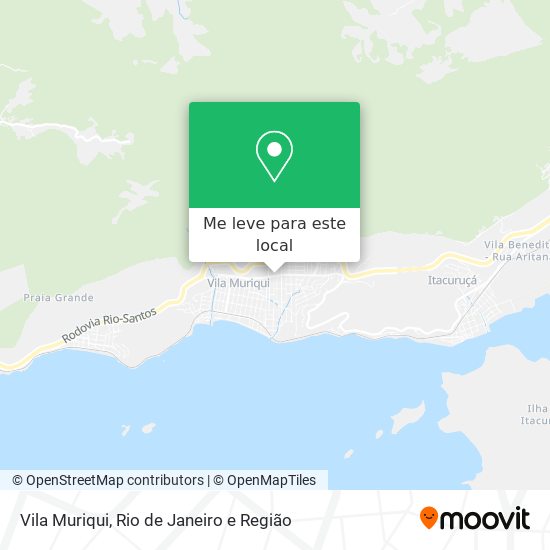 Vila Muriqui mapa