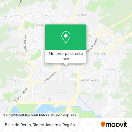 Baile do Retao mapa
