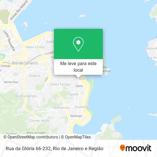 Rua da Glória 66-232 mapa