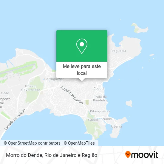 Morro do Dende mapa