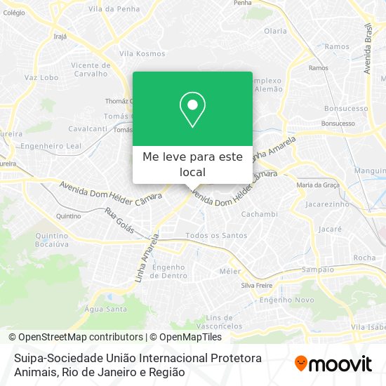 Suipa-Sociedade União Internacional Protetora Animais mapa