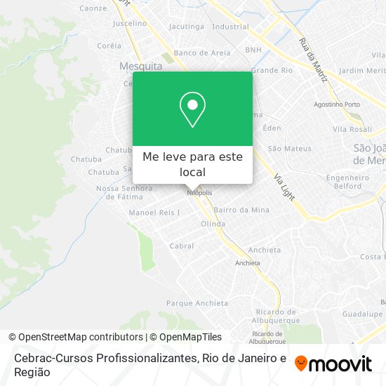 Cebrac-Cursos Profissionalizantes mapa