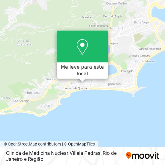 Clinica de Medicina Nuclear Villela Pedras mapa