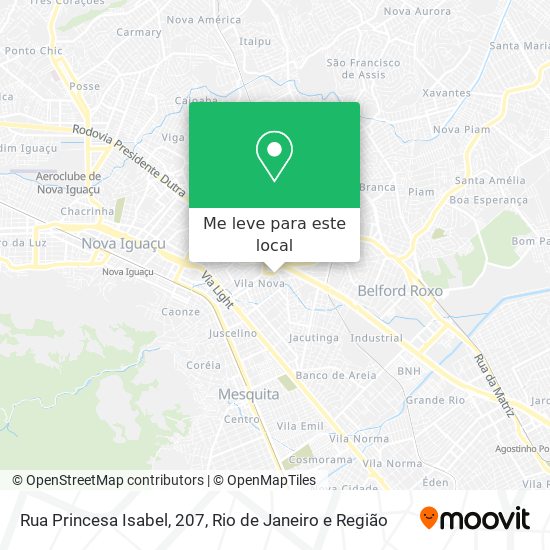 Rua Princesa Isabel, 207 mapa