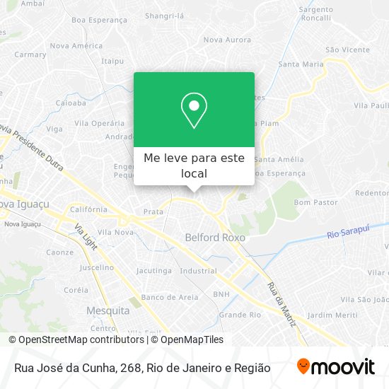 Rua José da Cunha, 268 mapa