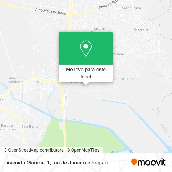 Avenida Monroe, 1 mapa