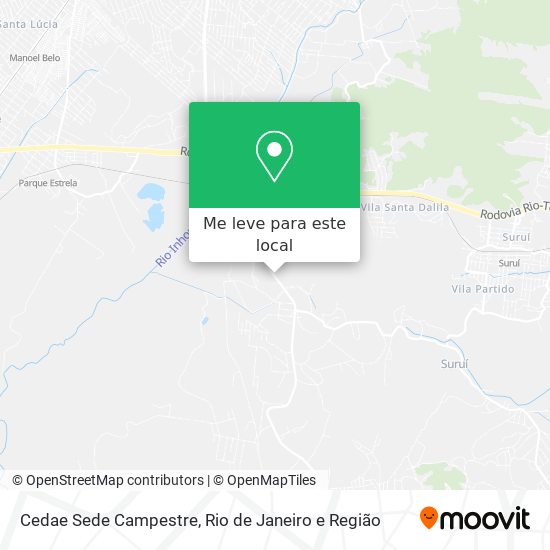 Cedae Sede Campestre mapa