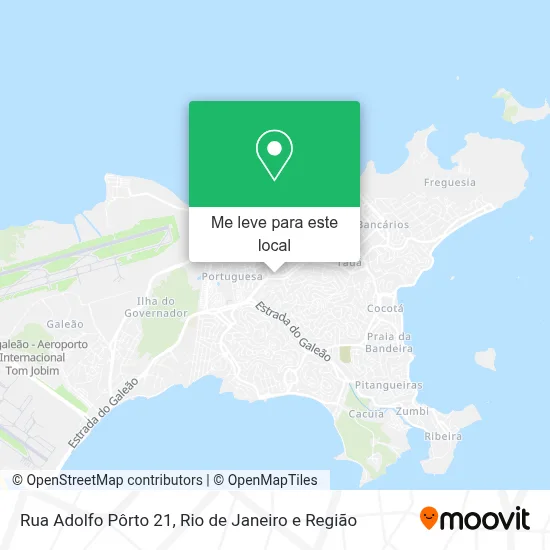 Rua Adolfo Pôrto 21 mapa