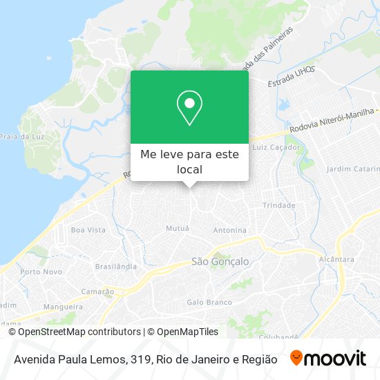 Avenida Paula Lemos, 319 mapa