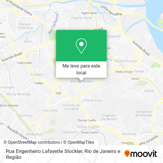 Rua Engenheiro Lafayette Stockler mapa