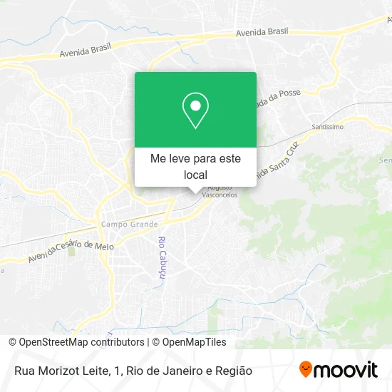 Rua Morizot Leite, 1 mapa