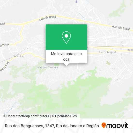 Rua dos Banguenses, 1347 mapa