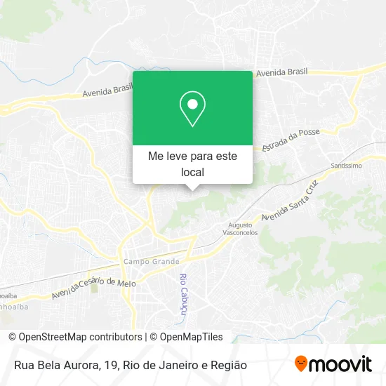 Rua Bela Aurora, 19 mapa