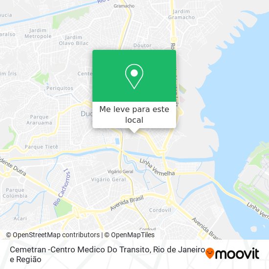 Cemetran -Centro Medico Do Transito mapa