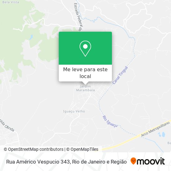 Rua Américo Vespucio 343 mapa