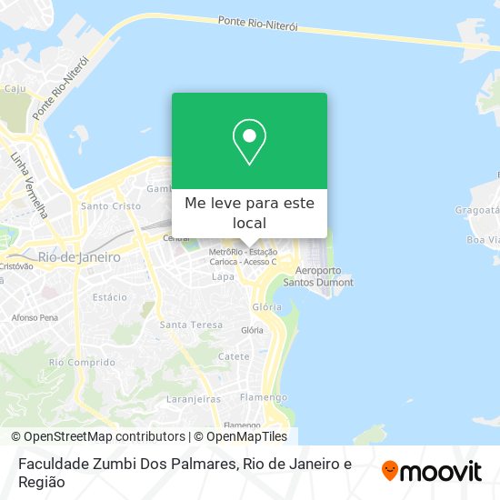 Faculdade Zumbi Dos Palmares mapa