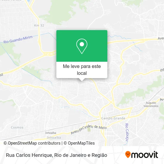 Rua Carlos Henrique mapa