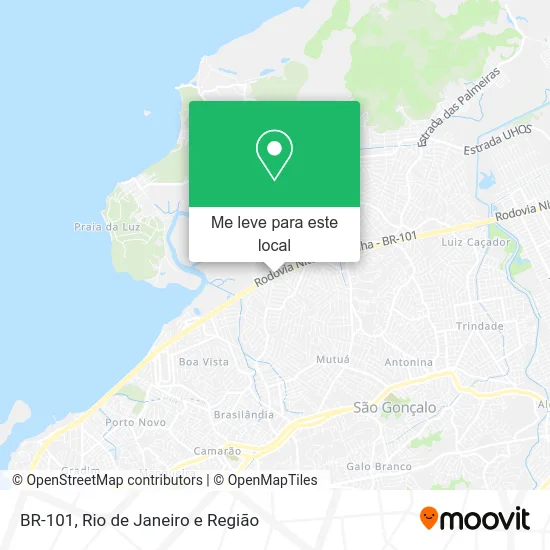 BR-101 mapa