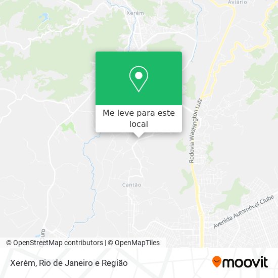 Xerém mapa