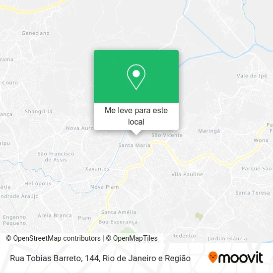 Rua Tobias Barreto, 144 mapa