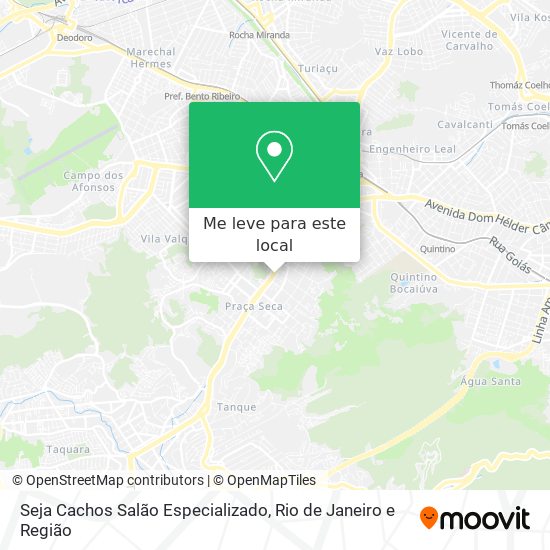 Seja Cachos Salão Especializado mapa