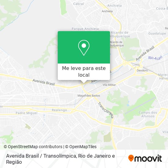 Avenida Brasil / Transolímpica mapa