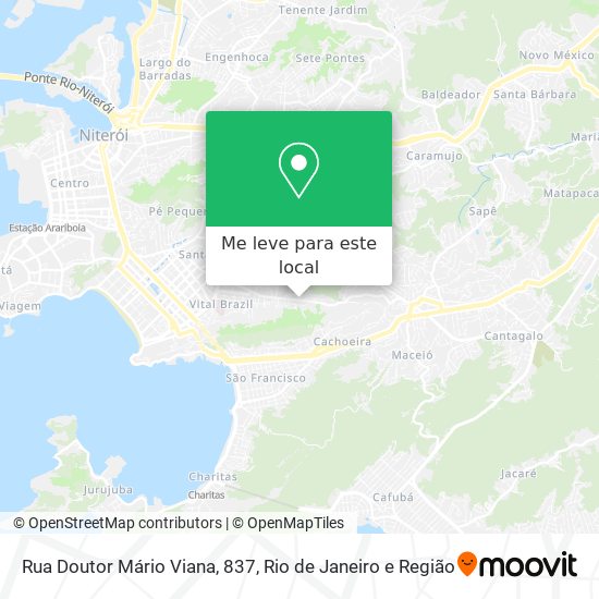 Rua Doutor Mário Viana, 837 mapa