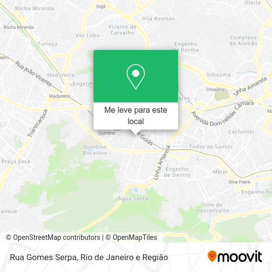 Rua Gomes Serpa mapa
