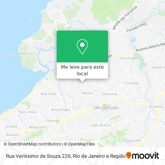 Rua Veríssimo de Souza 226 mapa