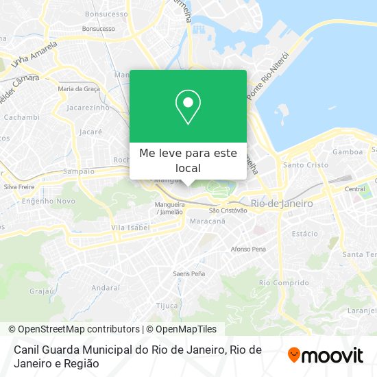 Canil Guarda Municipal do Rio de Janeiro mapa