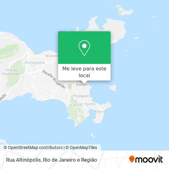Rua Altinópolis mapa