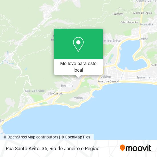 Rua Santo Avito, 36 mapa