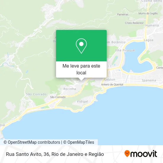 Rua Santo Avito, 36 mapa