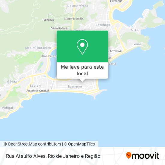 Rua Ataulfo Alves mapa